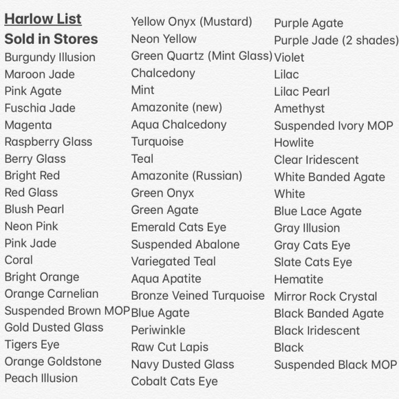 Kendra Scott Color and Harlow Guide - Picture 4 of 8